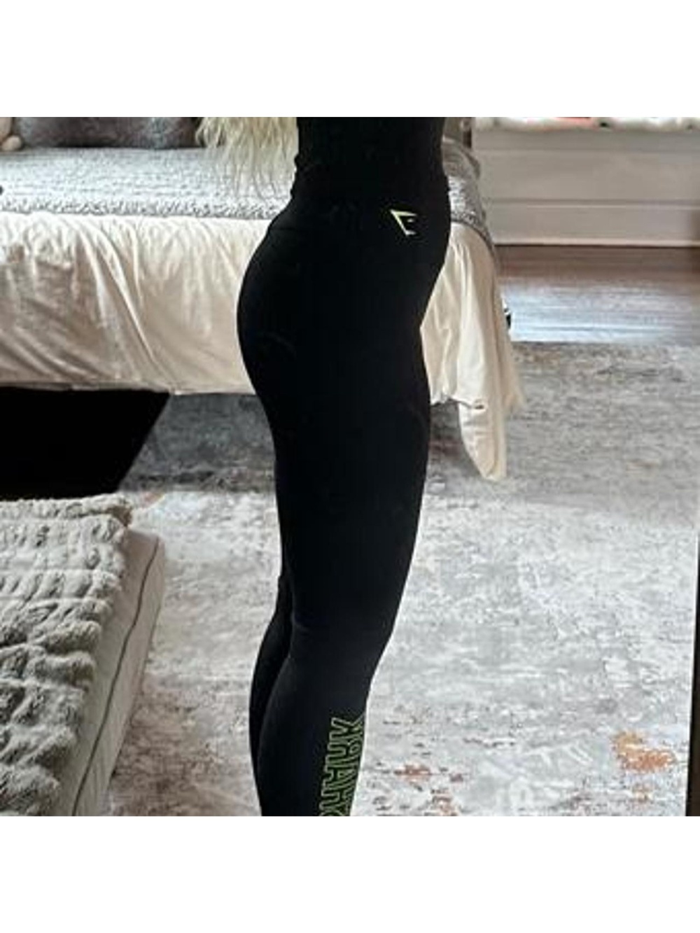 black gymshark leggings